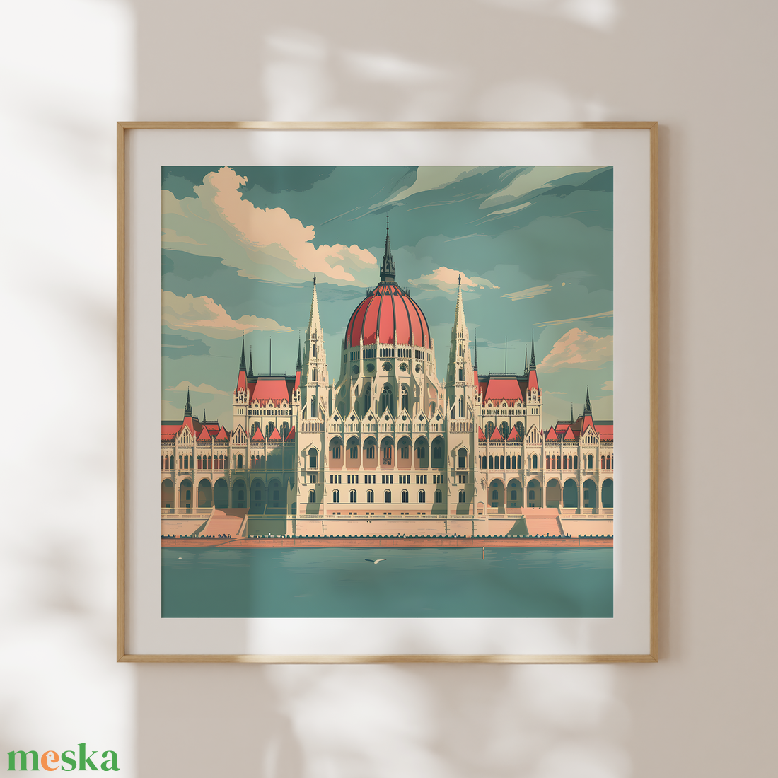 Fedezze fel Budapest Varázsát: Travel Poster Falikép - otthon & életmód - dekoráció - kép & falikép - poszter - Meska.hu