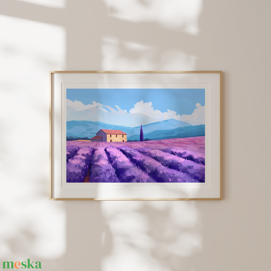 Provence ihletésű Travel Poster falikép - művészet - grafika & illusztráció - művészi nyomat - Meska.hu