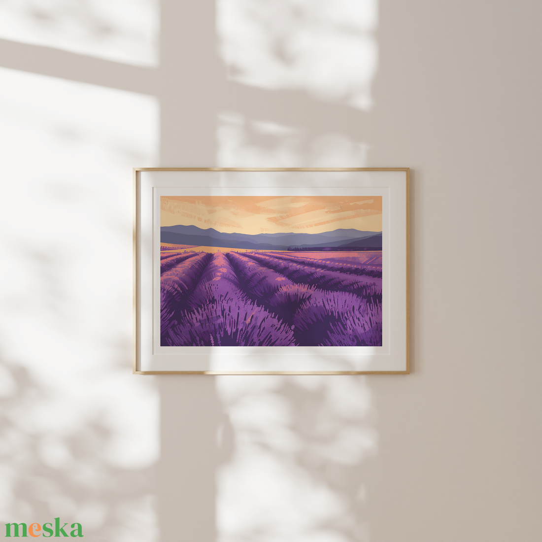 Provence ihletésű Travel Poster falikép - művészet - grafika & illusztráció - művészi nyomat - Meska.hu