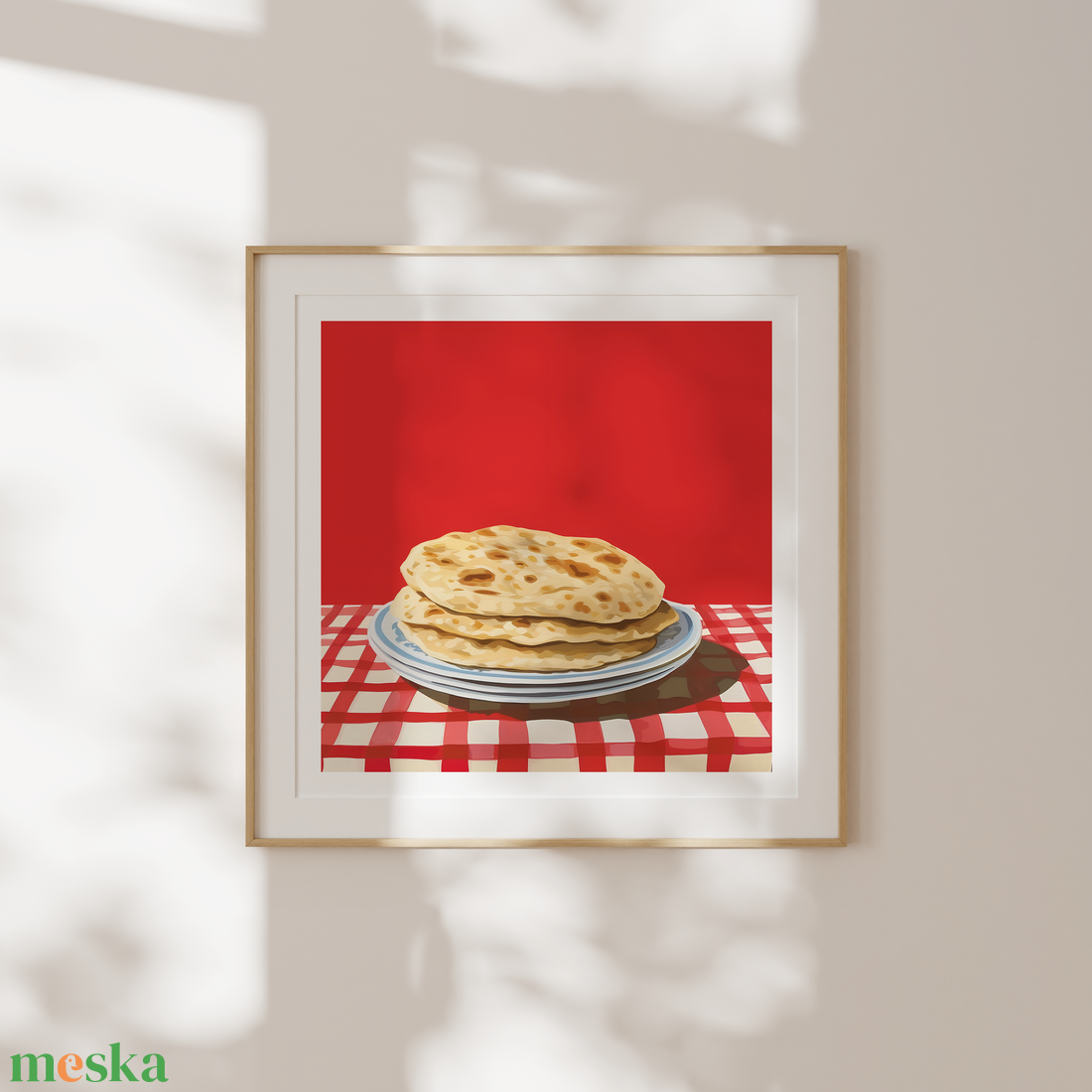 Food Poster falikép - Pita - művészet - grafika & illusztráció - művészi nyomat - Meska.hu