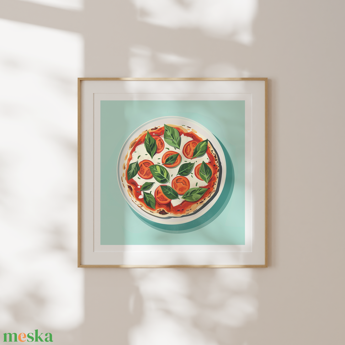  Food Poster falikép  Pizza - művészet - grafika & illusztráció - művészi nyomat - Meska.hu