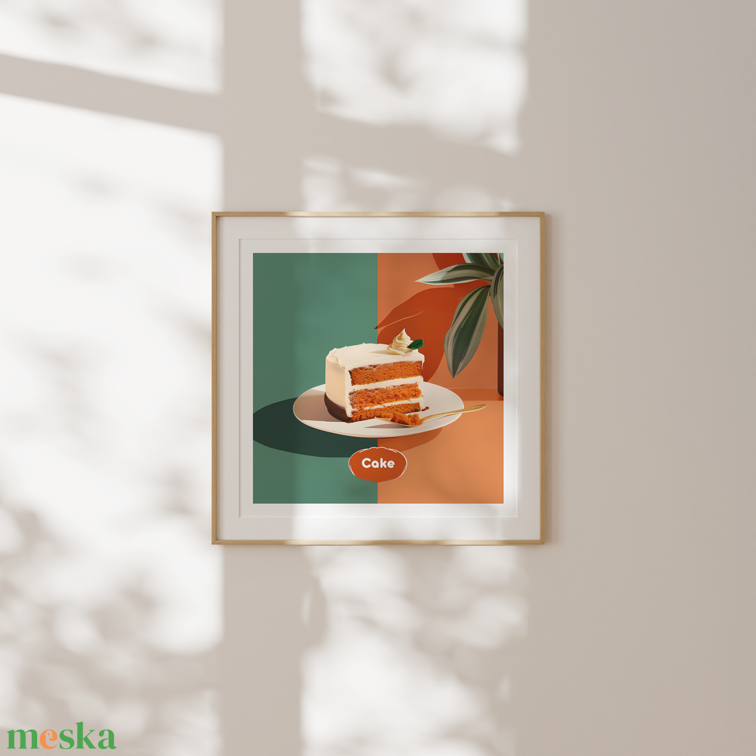  Food Poster falikép  Répatorta - művészet - grafika & illusztráció - művészi nyomat - Meska.hu