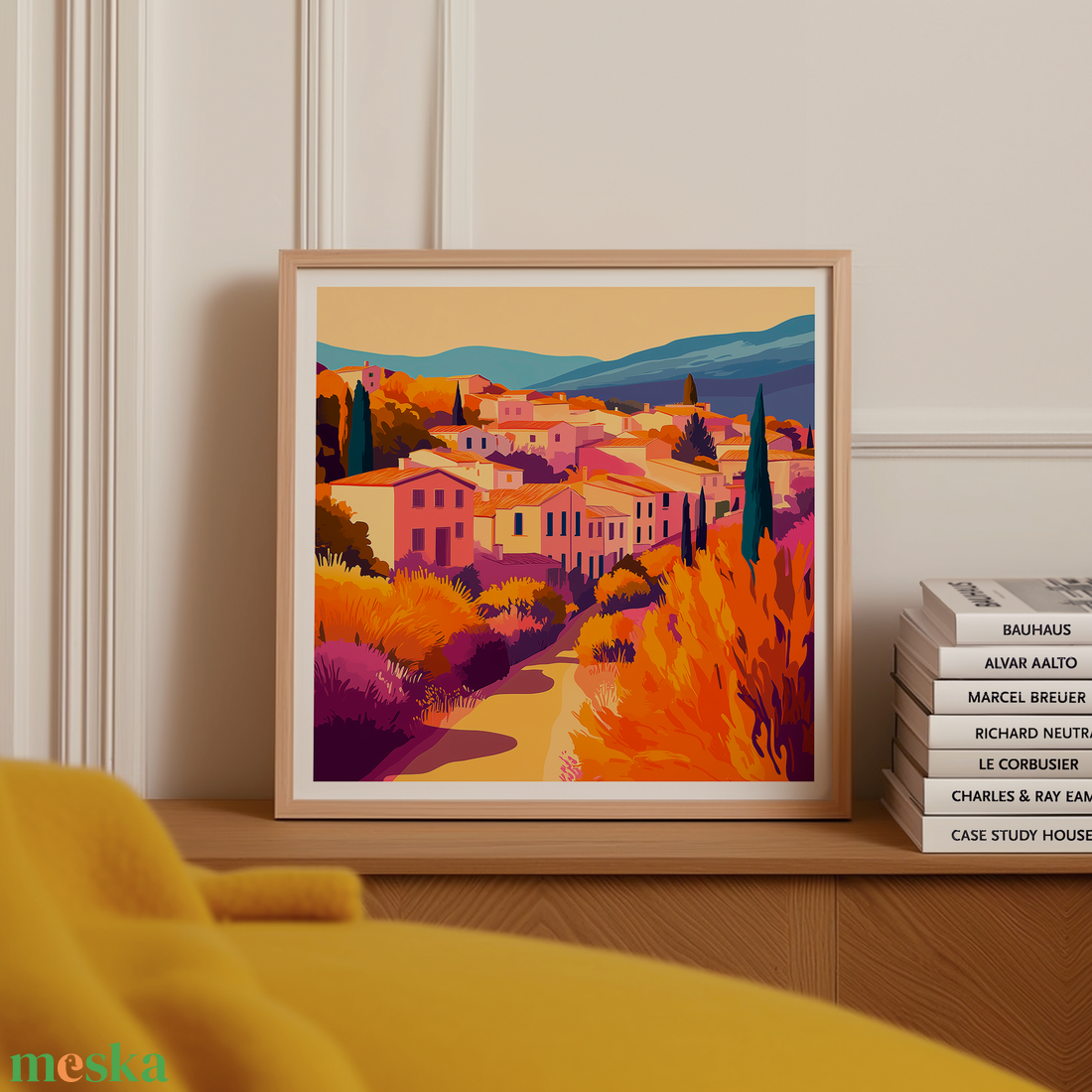 Provence Ősszel  Falikép 21 x 21 cm - otthon & életmód - dekoráció - kép & falikép - poszter - Meska.hu