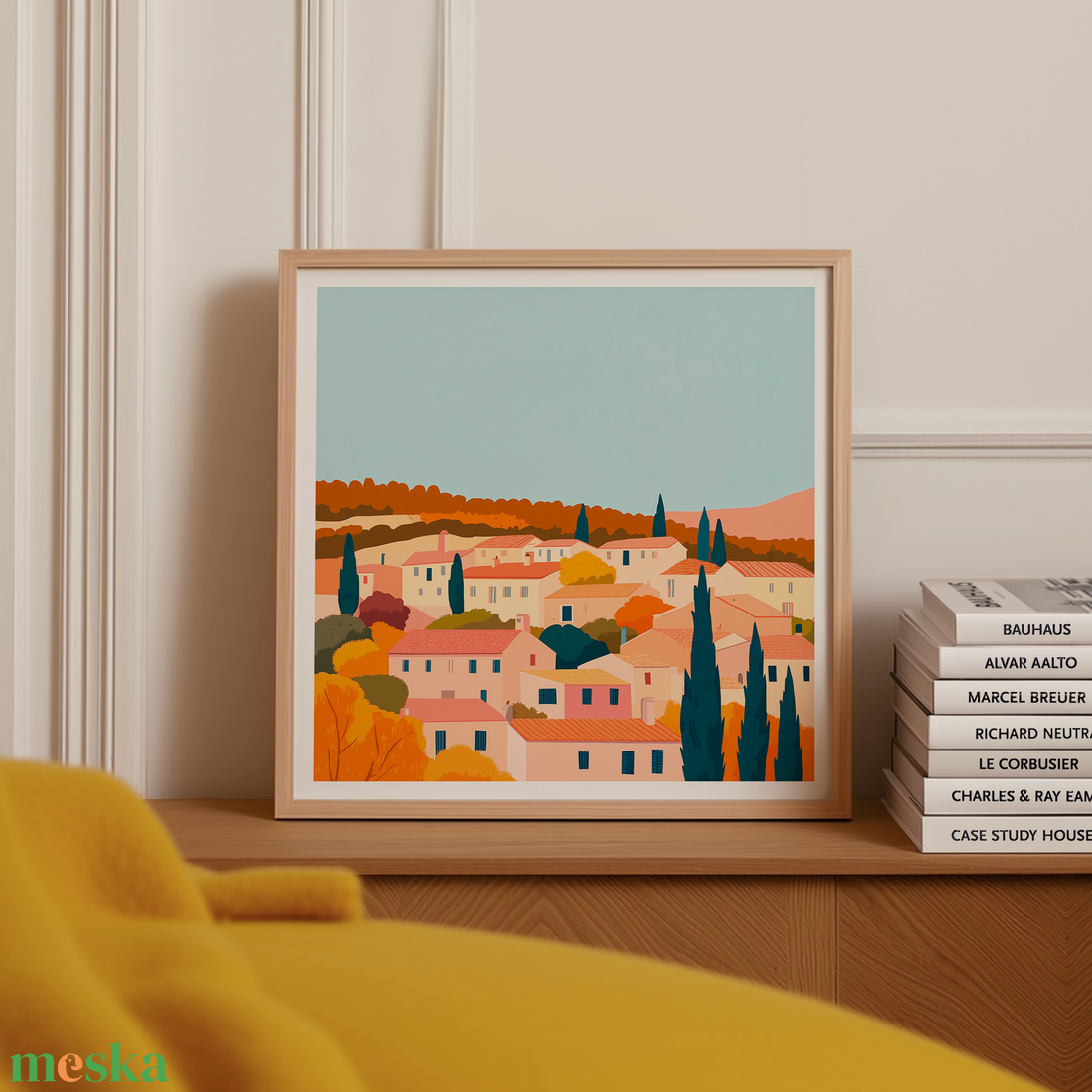 Provence Ősszel  Falikép 21 x 21 cm - otthon & életmód - dekoráció - kép & falikép - poszter - Meska.hu