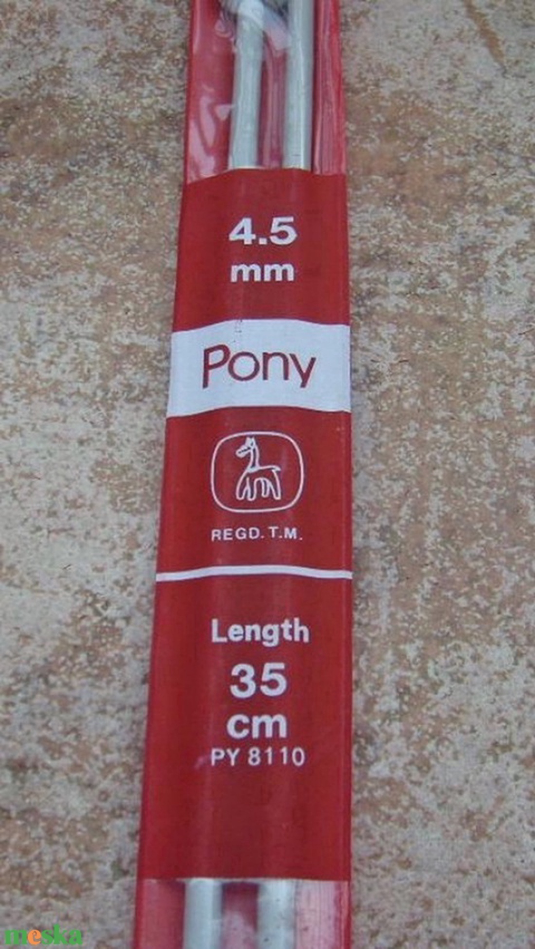 Pony kötőtű 4,5-es - kellékek & szerszámok - szerszámok, eszközök - eszköz kötéshez, horgoláshoz - Meska.hu