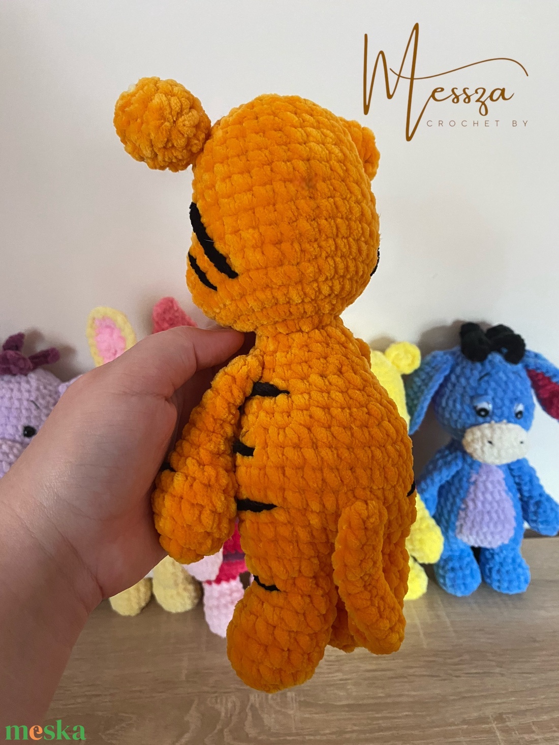 Horgolt Tigris a Micimackóból amigurumi (Messza) - játék & sport - plüssállat & játékfigura - plüss mesefigurák - Meska.hu