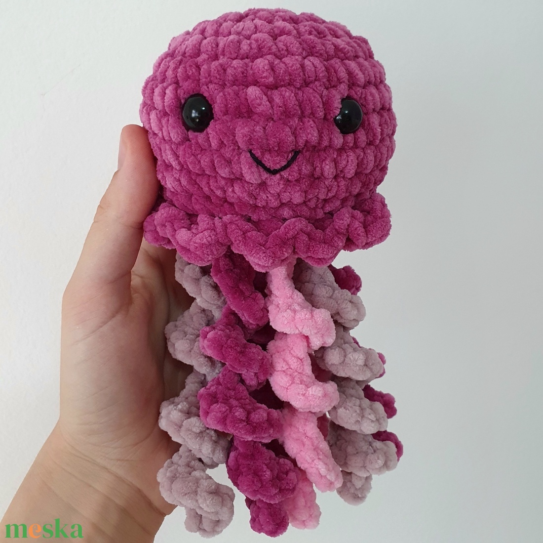 Horgolt amigurumi plüss medúza - játék & sport - plüssállat & játékfigura - más figura - Meska.hu