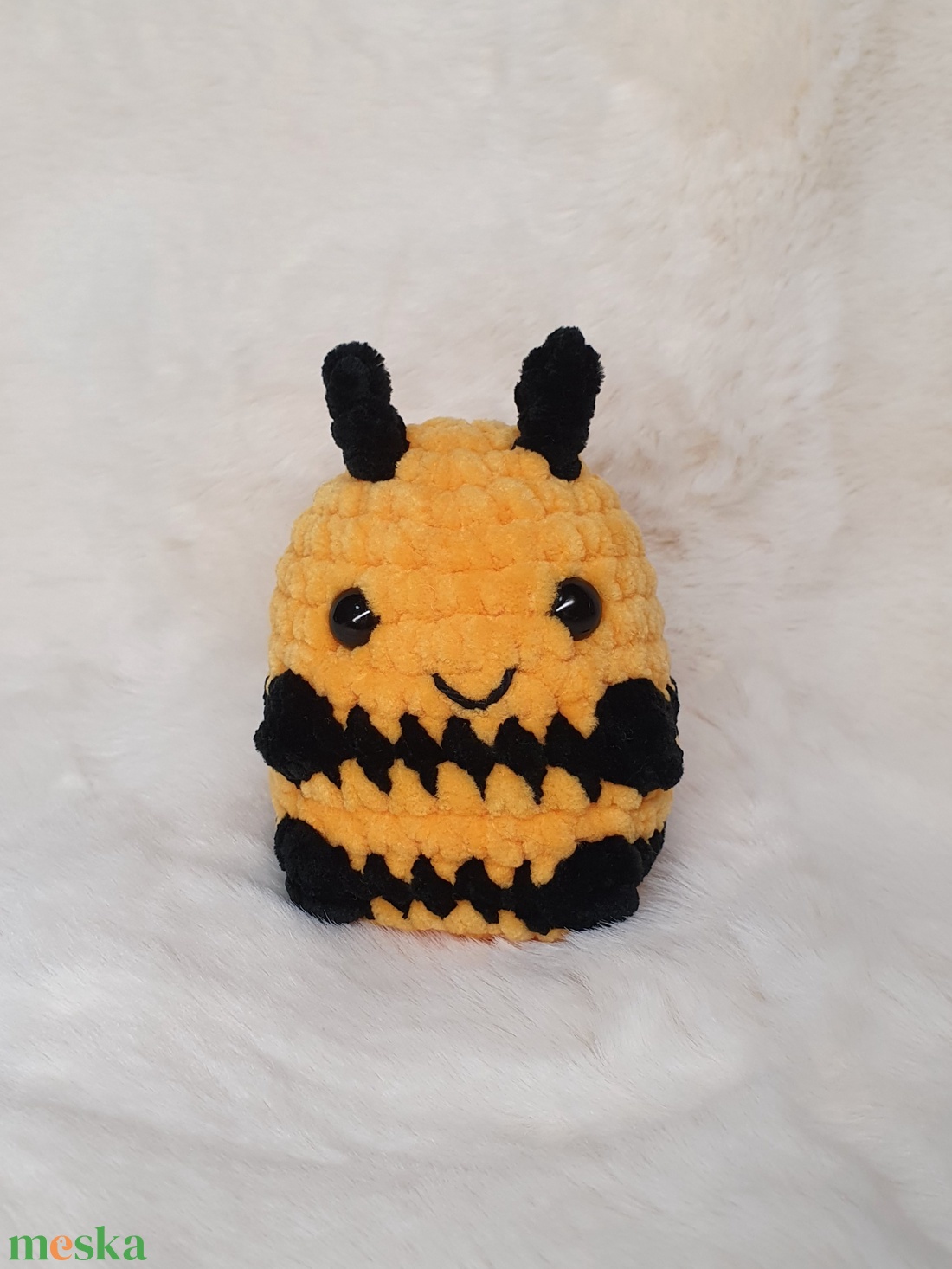 Horgolt amigurumi plüss méhecske - játék & sport - plüssállat & játékfigura - más figura - Meska.hu