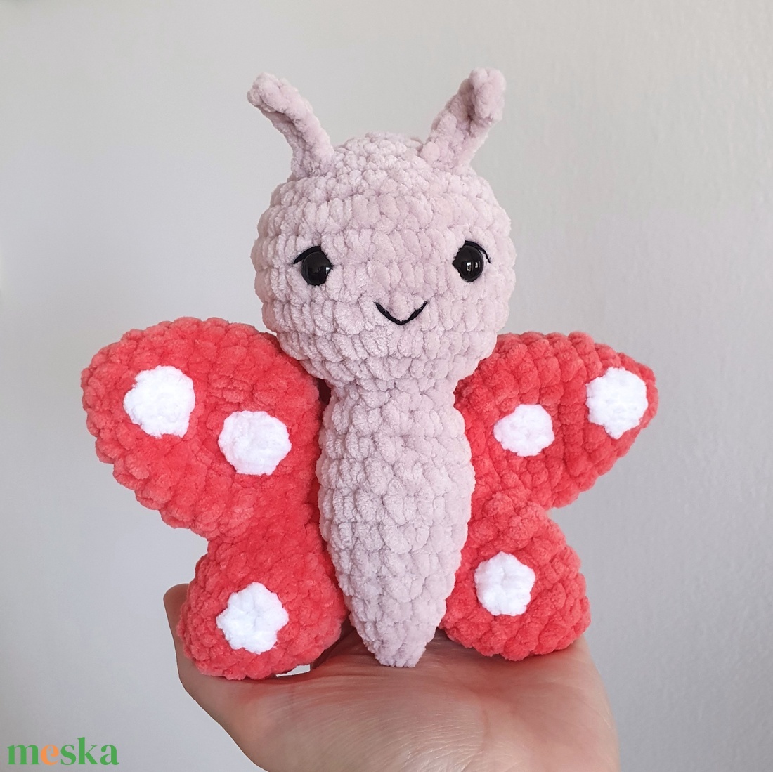 Horgolt amigurumi plüss pillangó - játék & sport - plüssállat & játékfigura - más figura - Meska.hu