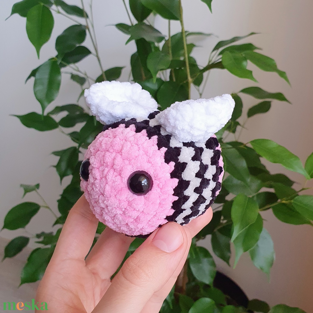 Horgolt amigurumi plüss méhecske - játék & sport - plüssállat & játékfigura - más figura - Meska.hu