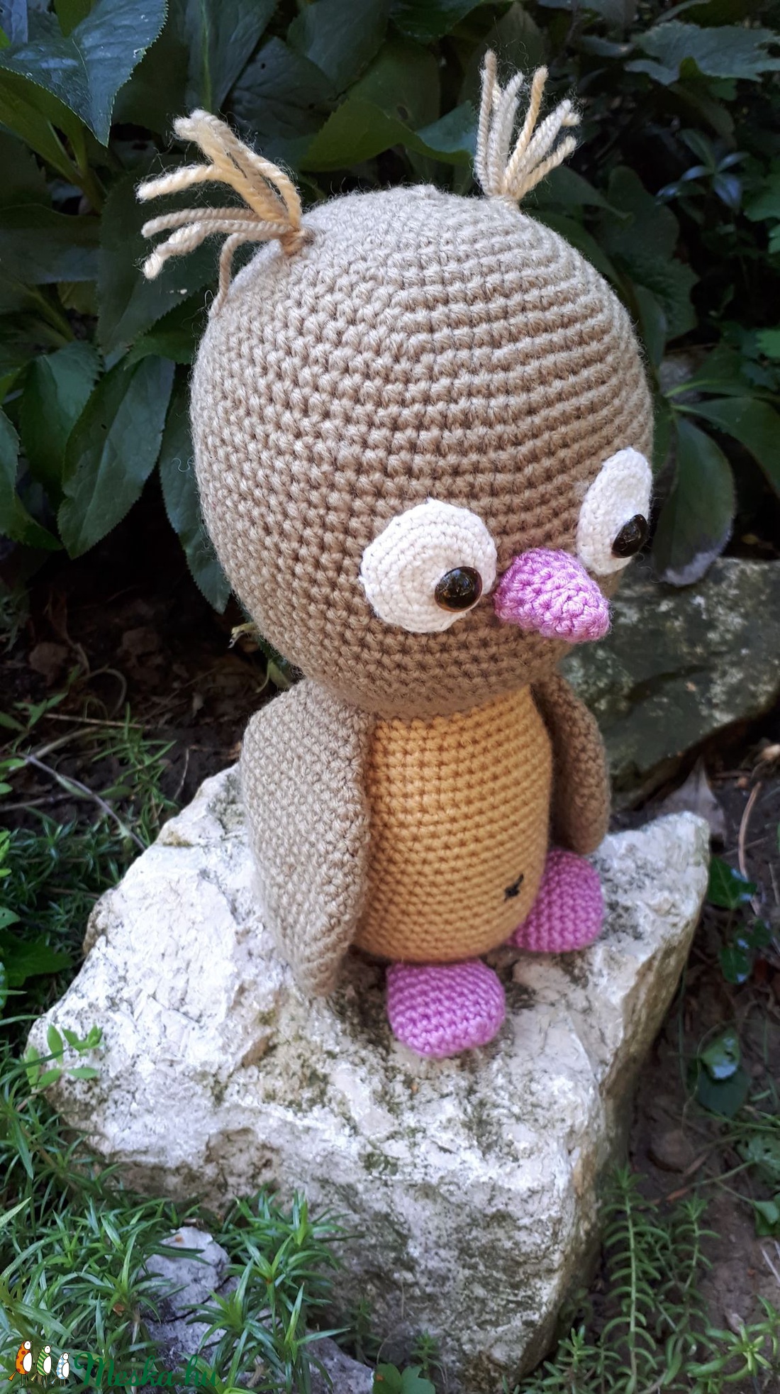 bagoly amigurumi technikával - játék & sport - plüssállat & játékfigura - Meska.hu