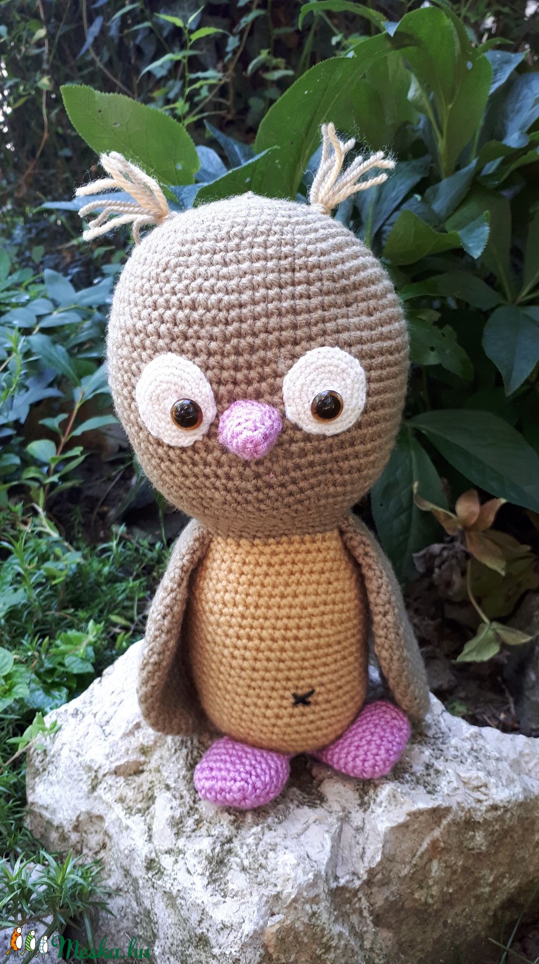 bagoly amigurumi technikával - játék & sport - plüssállat & játékfigura - Meska.hu