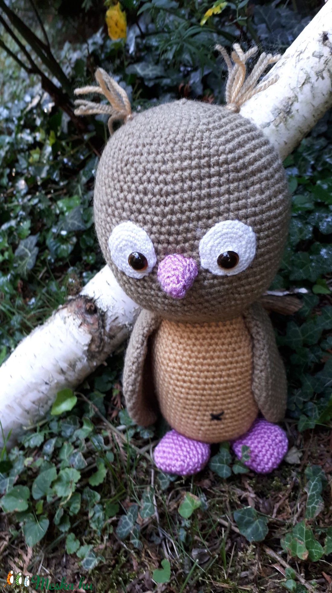 bagoly amigurumi technikával - játék & sport - plüssállat & játékfigura - Meska.hu