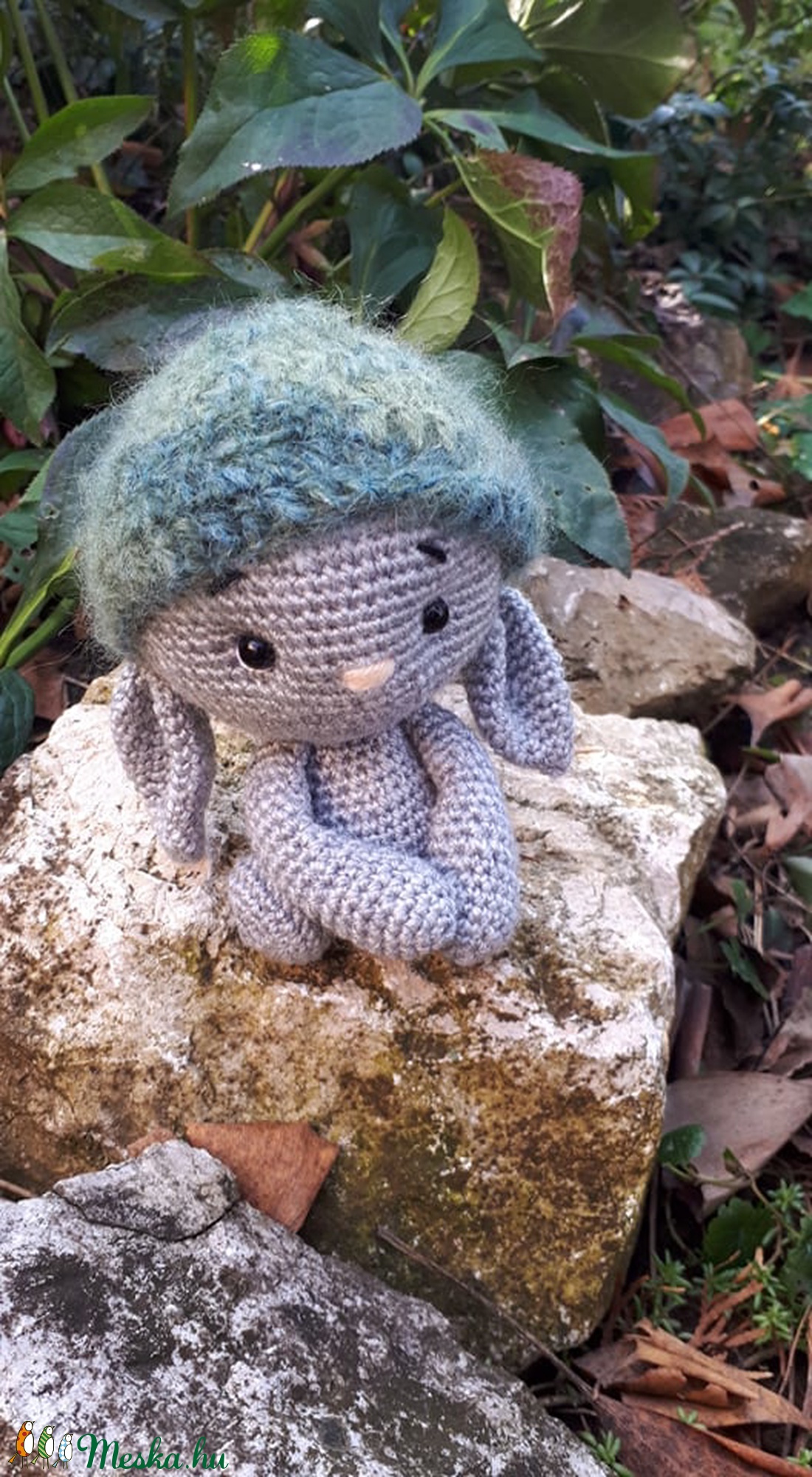 baby nyuszi amigurumi technikával - játék & sport - plüssállat & játékfigura - nyuszi - Meska.hu