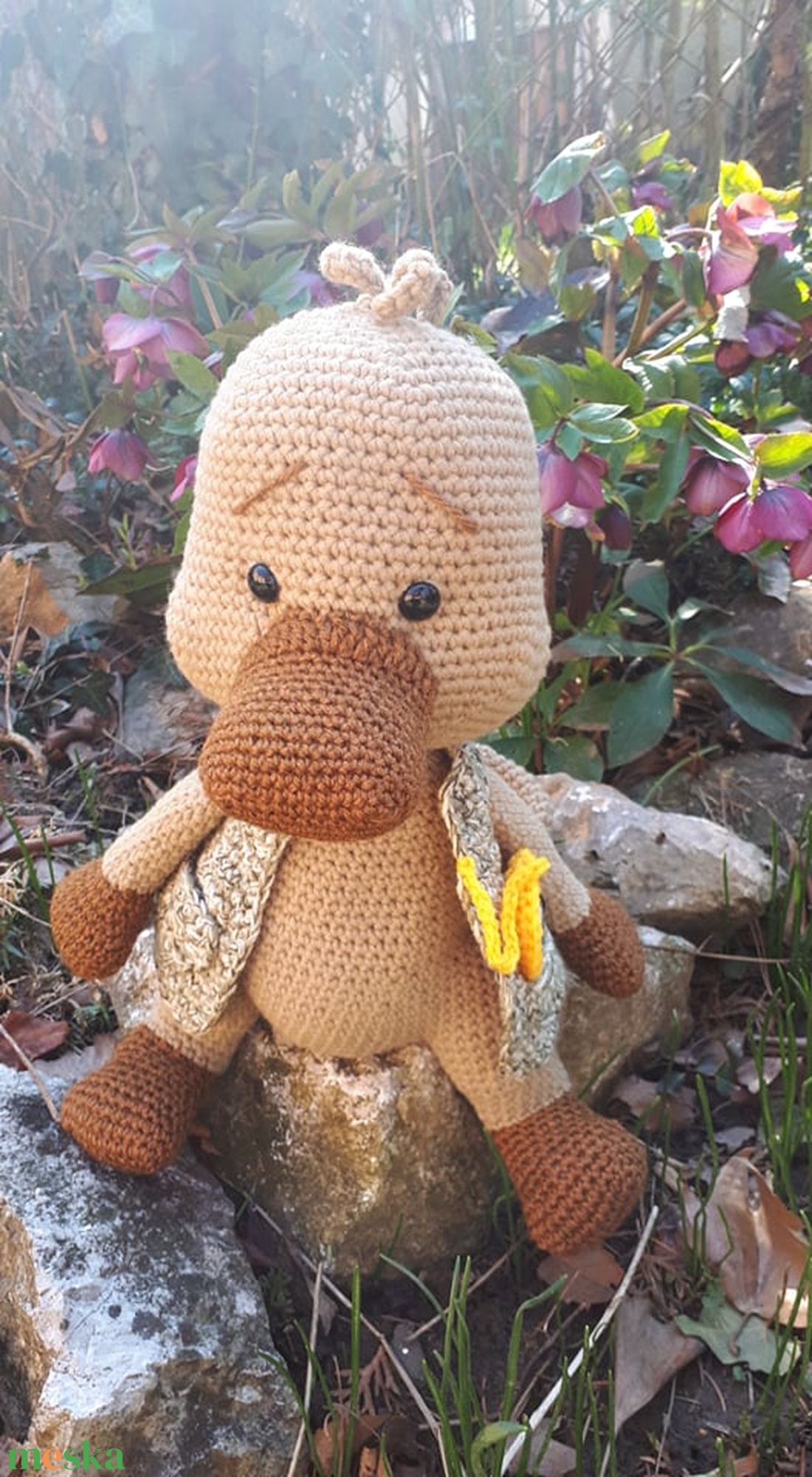 Kacsacsőrű emlős amigurumi technikával - játék & sport - plüssállat & játékfigura - Meska.hu