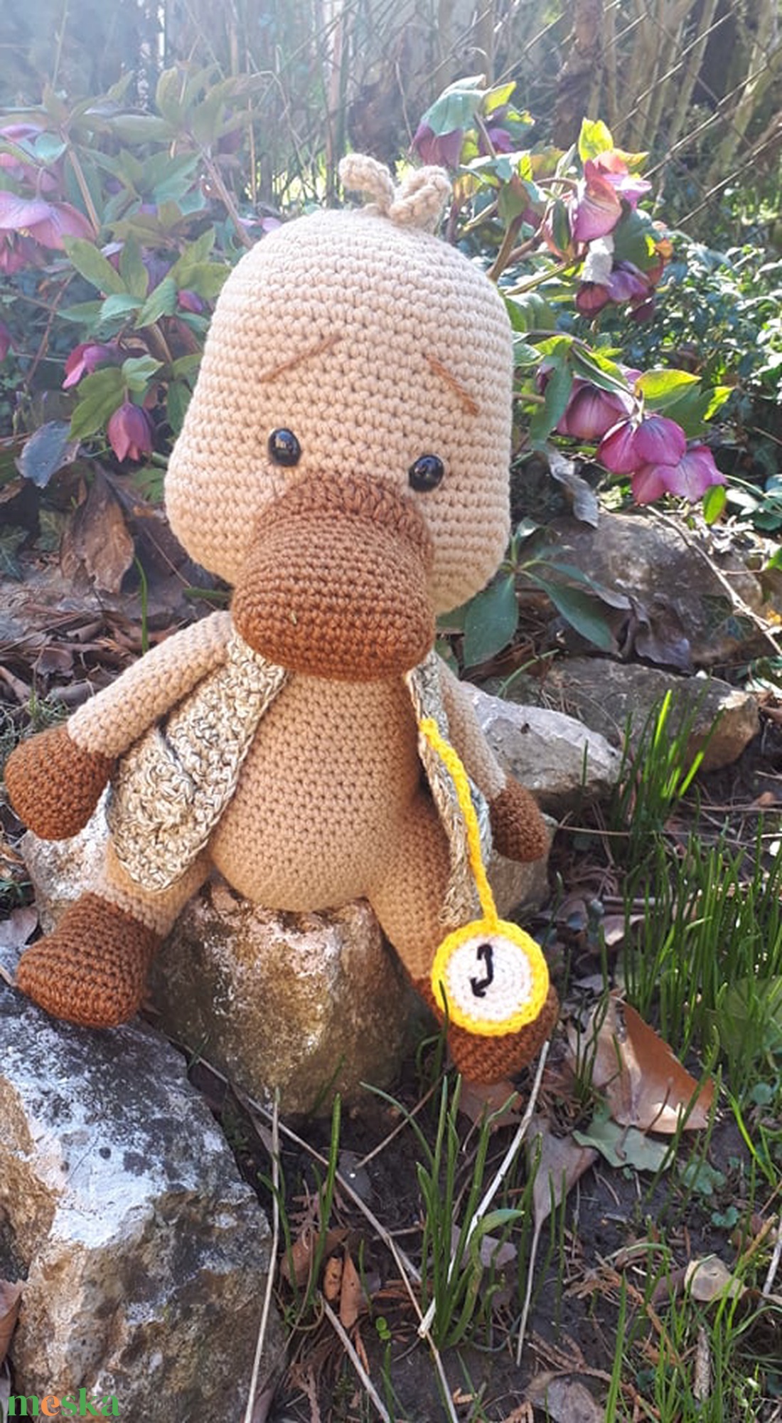 Kacsacsőrű emlős amigurumi technikával - játék & sport - plüssállat & játékfigura - Meska.hu