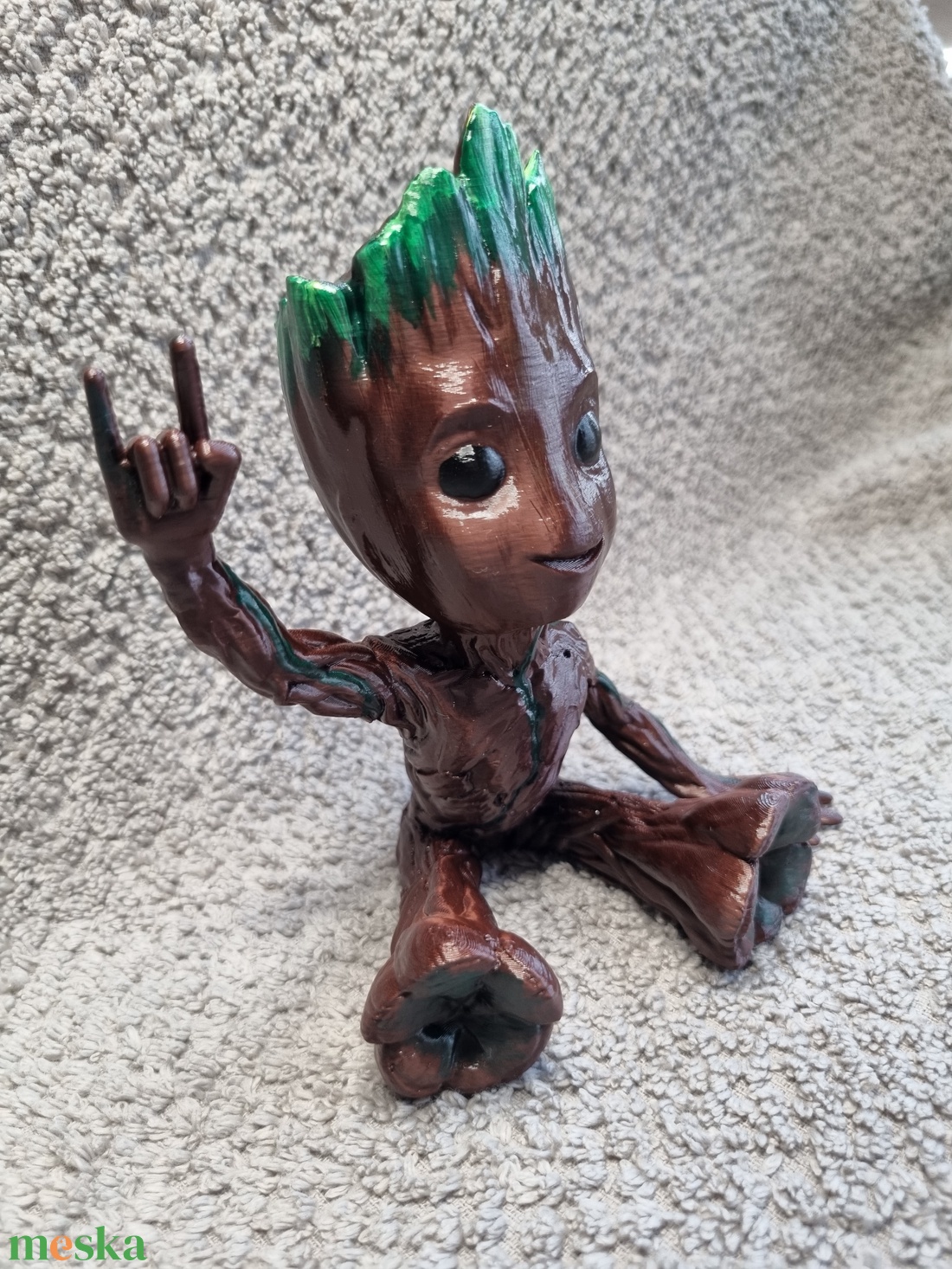 Metal baby Groot - otthon & életmód - dekoráció - dísztárgy - Meska.hu