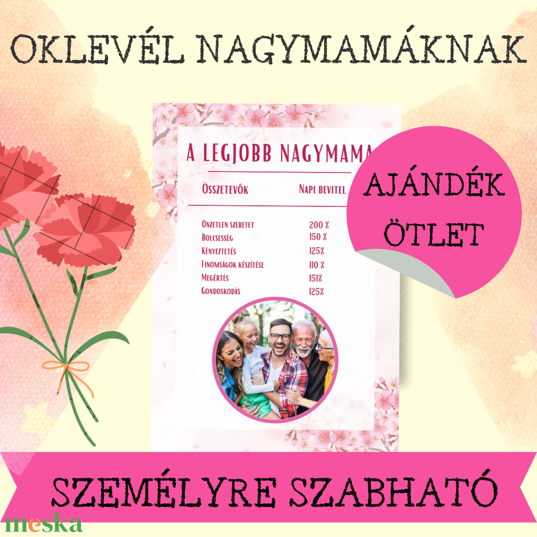 Oklevél nagymamáknak - művészet - grafika & illusztráció - digitális - Meska.hu