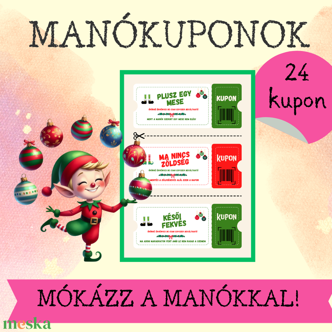 Manókuponok - játék & sport - készségfejlesztő és logikai játék - montessori szivárvány, waldorf játékok - Meska.hu