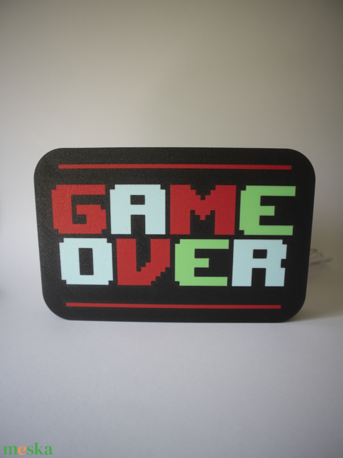 Retro GAMEOVER lámpa - otthon & életmód - lámpa - hangulatlámpa - Meska.hu