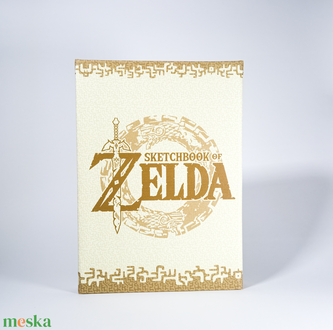 Zelda Sketchbook díszdobozzal - kellékek & szerszámok - papír - rajzlap, rajztömb - Meska.hu