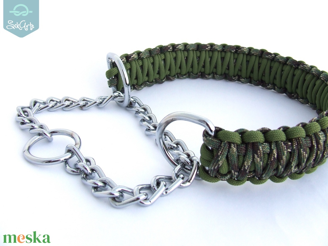 Paracord kutyanyakörv - KINGCOBRA CHAIN - otthon & életmód - kisállatoknak - kutyáknak - kutya nyakörv - Meska.hu