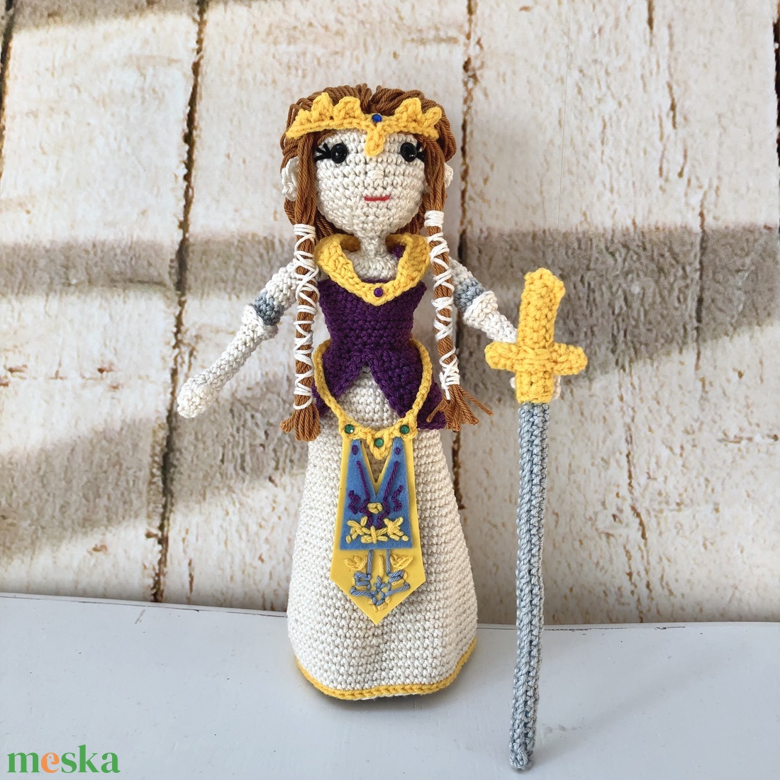 Zelda hercegnő - amigurumi - játék & sport - plüssállat & játékfigura - más figura - Meska.hu