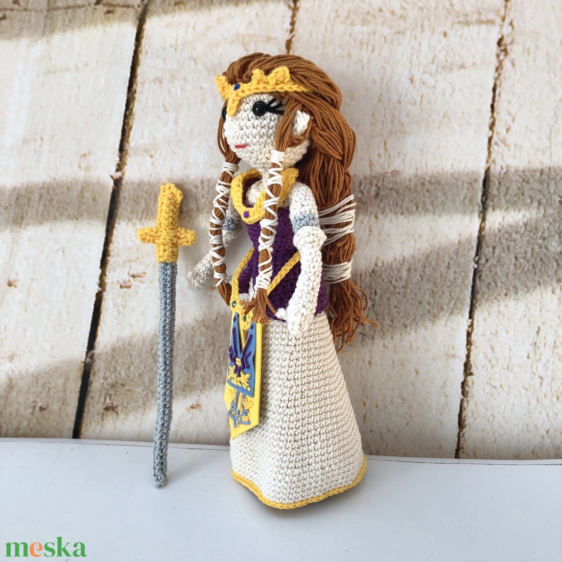 Zelda hercegnő - amigurumi - játék & sport - plüssállat & játékfigura - más figura - Meska.hu