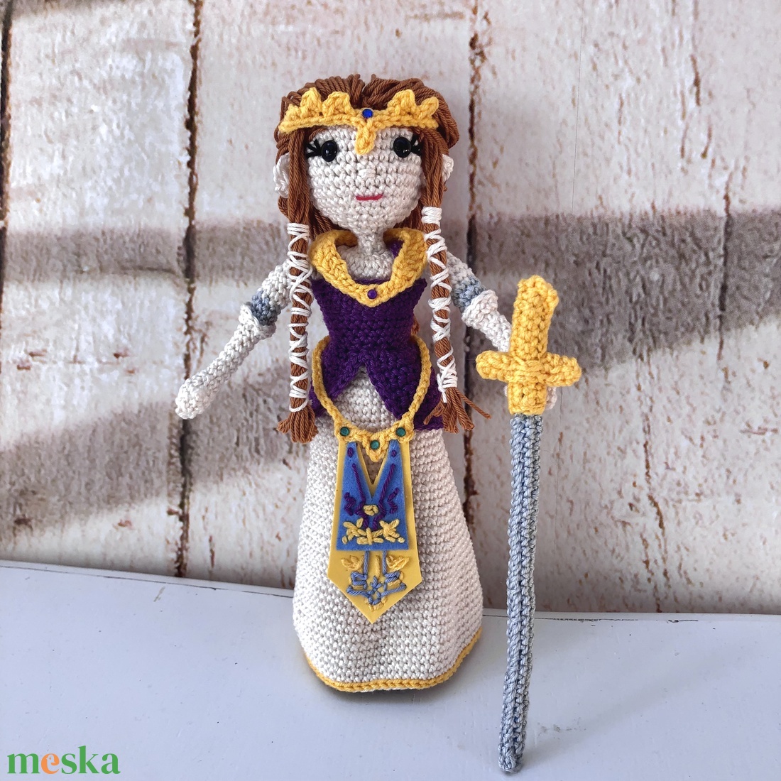 Zelda hercegnő - amigurumi - játék & sport - plüssállat & játékfigura - más figura - Meska.hu