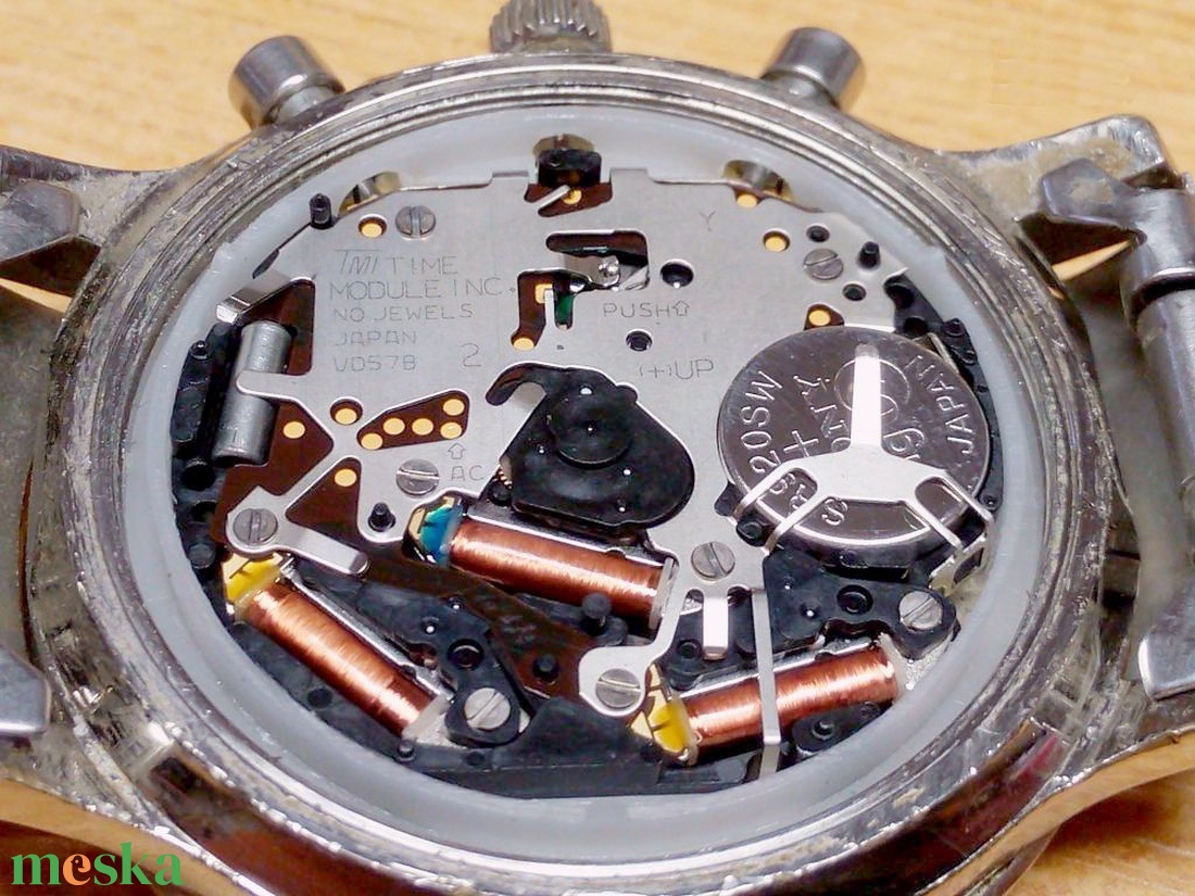 WEST Quartz chronograph watch férfi karóra, szép állapotban, használatra, vagy gyűjteménybe - ékszer - karóra és ékszeróra - karóra - Meska.hu