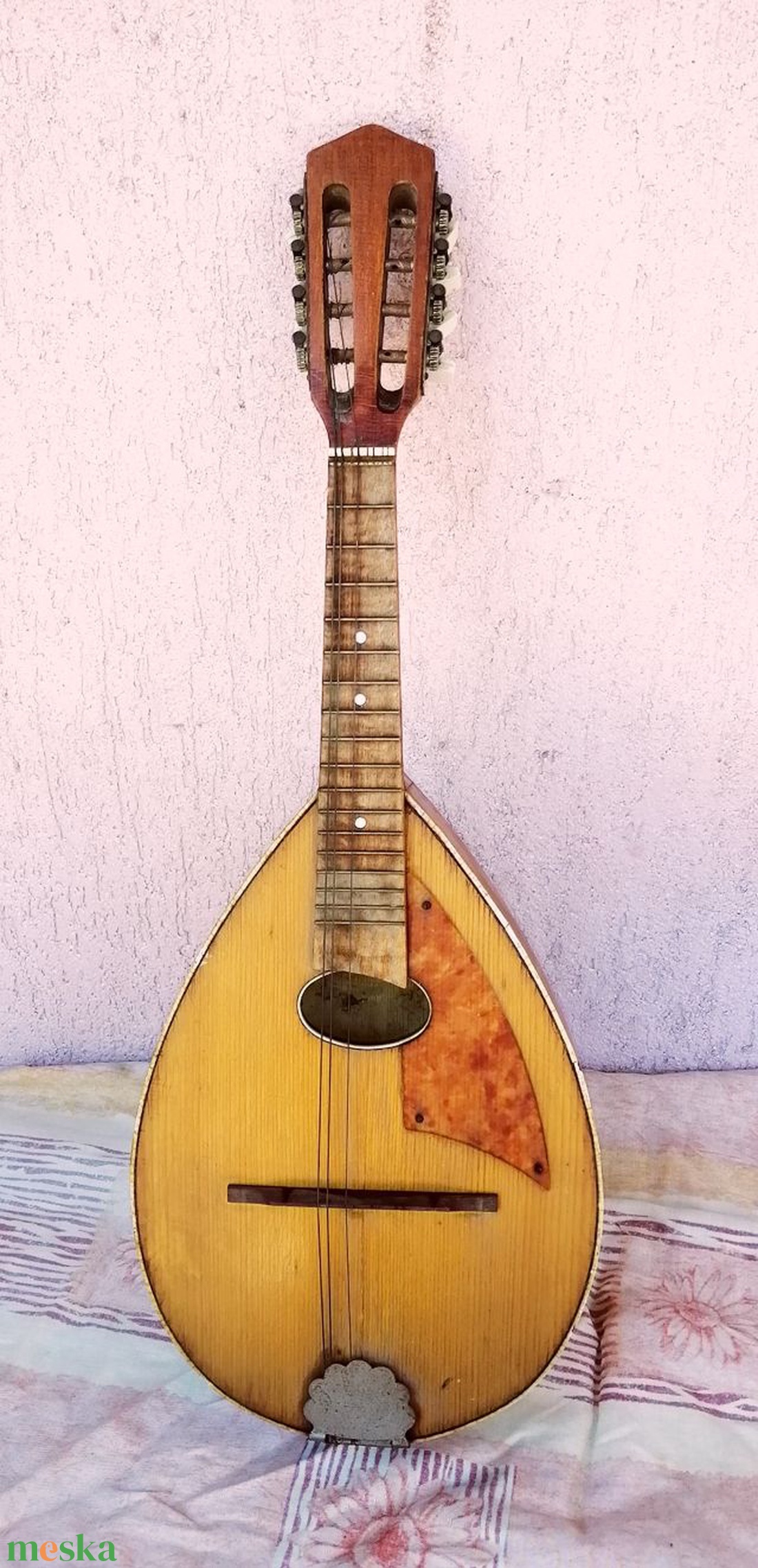 Lapos hátú portugál mandolin. Felújítandó állapotban. - könyv & zene - hangszer & hangszertok - Meska.hu