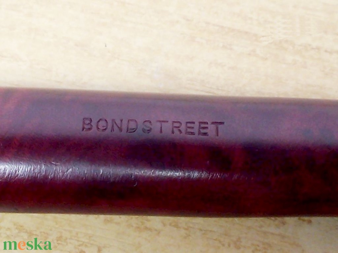 Bondstreet 831 London egyenes szárú Brandy stílusú pipa, Angliából - otthon & életmód - dekoráció - asztal és polc dekoráció - hamutál, öngyújtó, pipa - Meska.hu