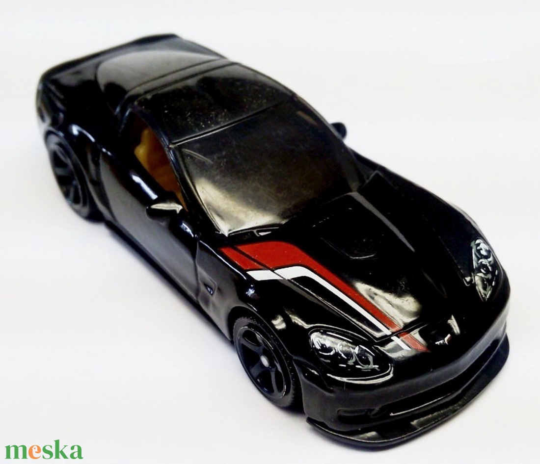 Matchbox Chevrolet Corvette ZR1, 2008 fekete eredeti Mattel termék újszerű állapotban - játék & sport - kisautók, járművek - játékautó - Meska.hu