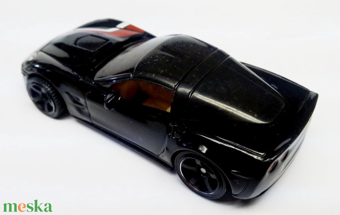 Matchbox Chevrolet Corvette ZR1, 2008 fekete eredeti Mattel termék újszerű állapotban - játék & sport - kisautók, járművek - játékautó - Meska.hu