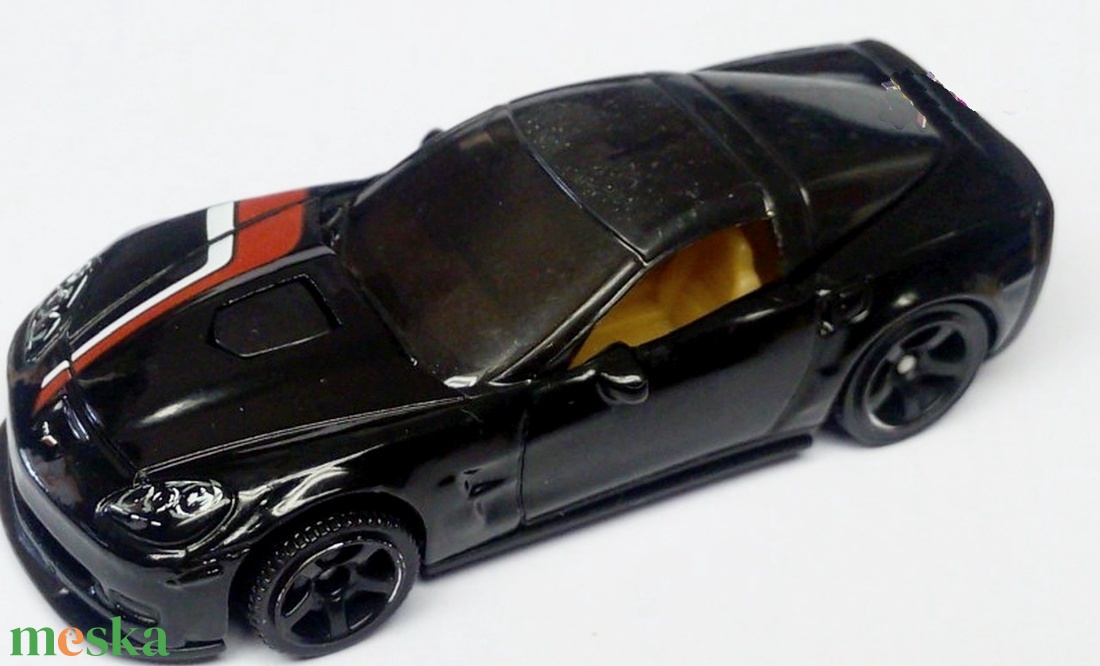 Matchbox Chevrolet Corvette ZR1, 2008 fekete eredeti Mattel termék újszerű állapotban - játék & sport - kisautók, járművek - játékautó - Meska.hu