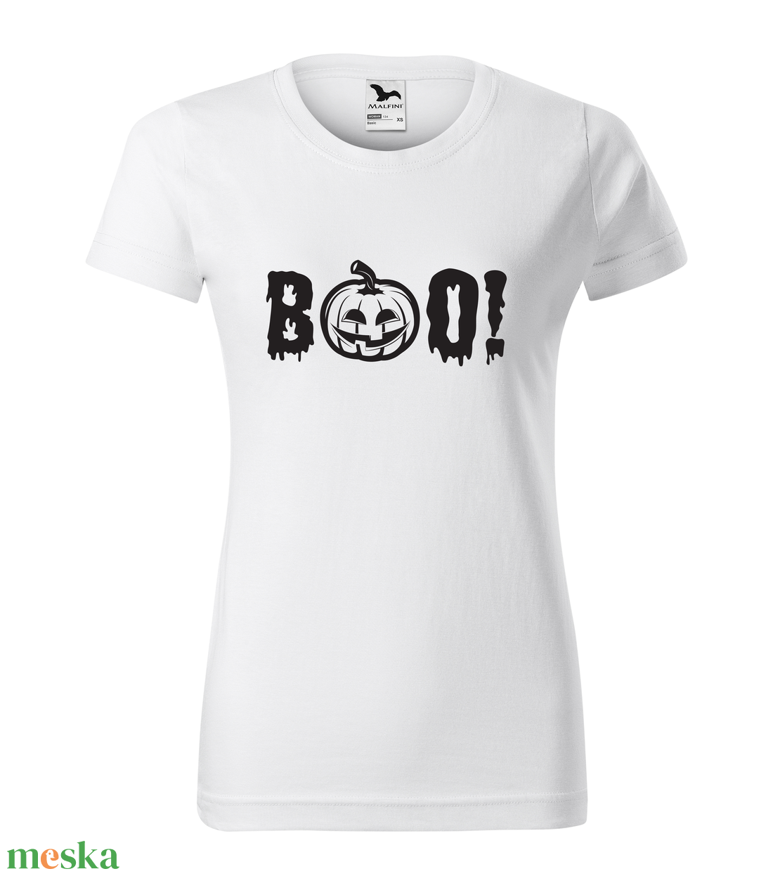 Halloween Női Póló - BOO - ruha & divat - női ruha - póló, felső - Meska.hu