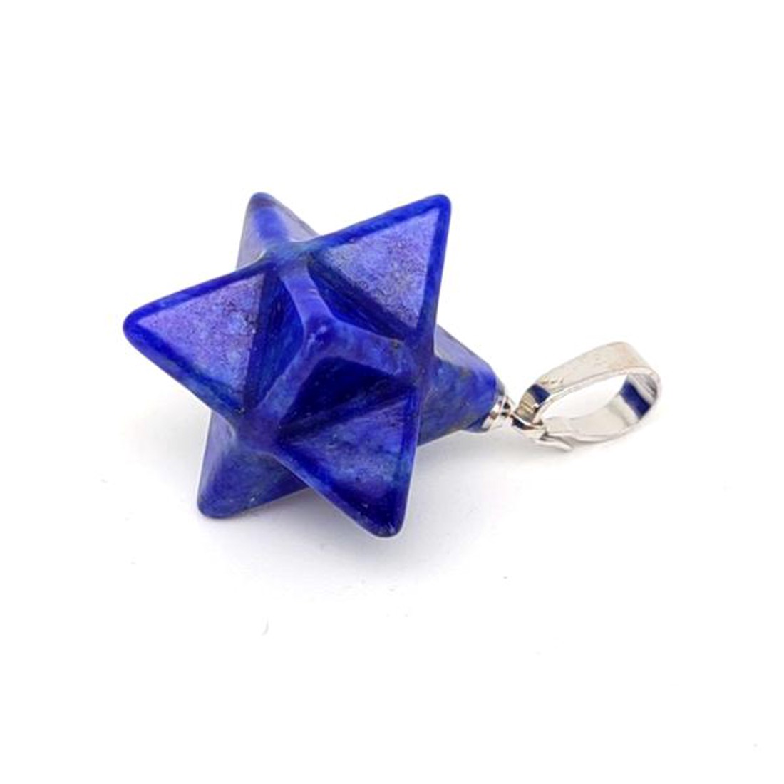 Merkaba medál Lapis lazuli 2x2cm - ékszer - nyaklánc - medál - Meska.hu