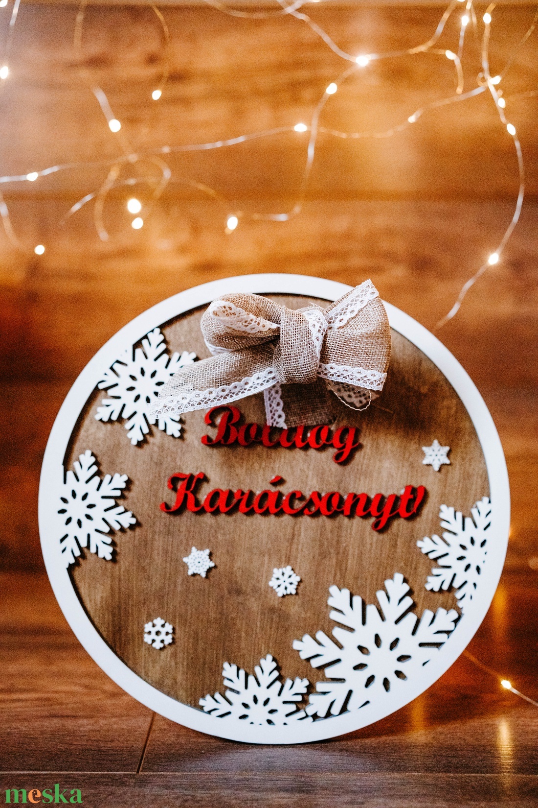 Karácsonyi ajtódísz - karácsony - adventi díszek - adventi ajtódísz - Meska.hu