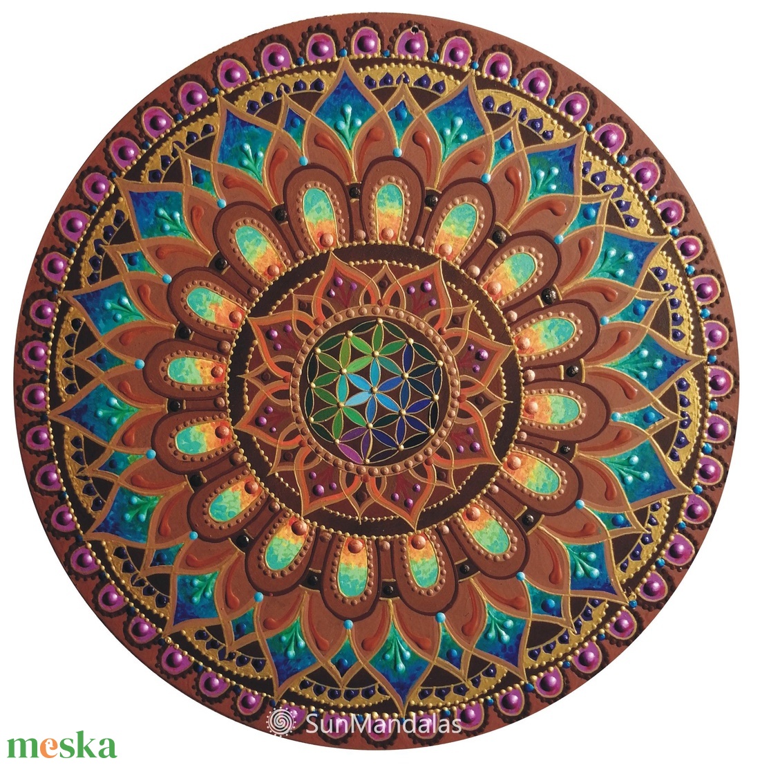  Inka  Mandala - otthon & életmód - dekoráció - spiritualitás - mandala - Meska.hu