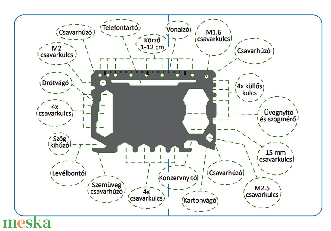 Multiszerszám, egyedi gravírozással - otthon & életmód - ház & kert - szerszám & eszközök - Meska.hu