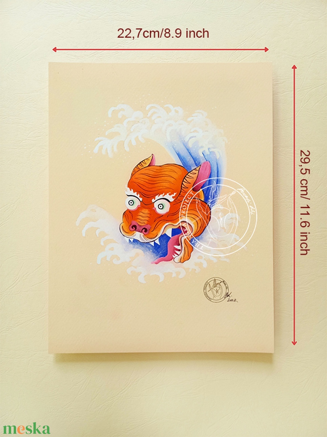 Tigris fej giclée nyomat - művészet - grafika & illusztráció - művészi nyomat - Meska.hu