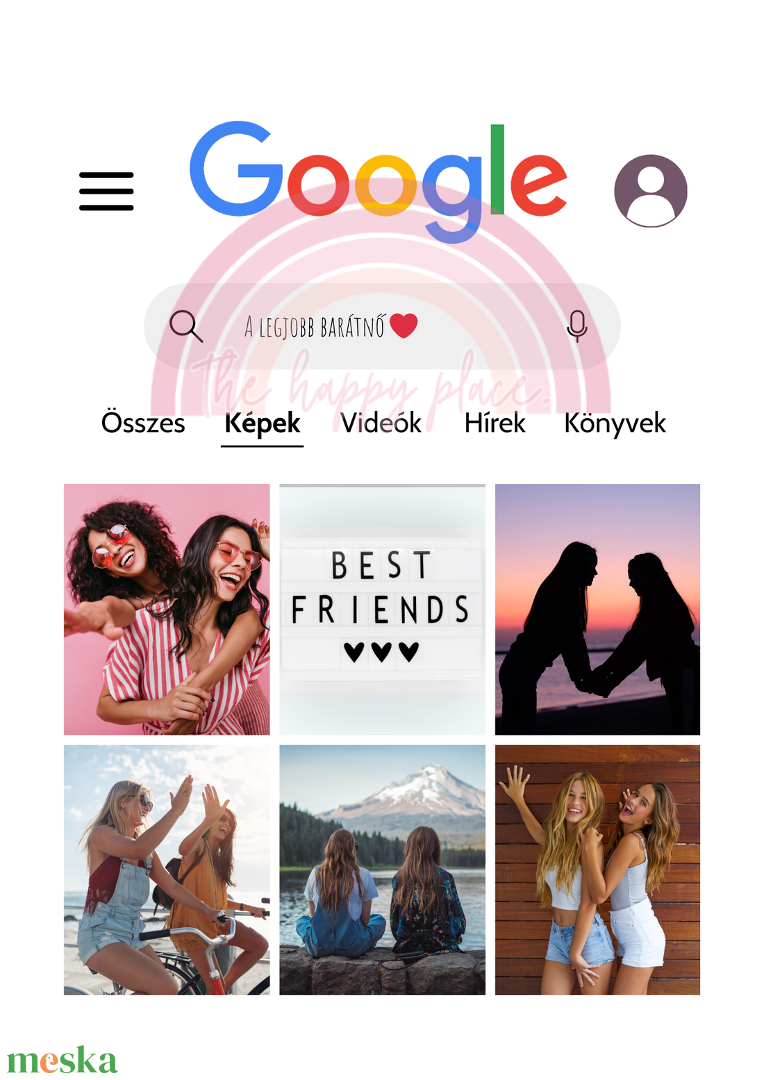 Google kép / Születésnap, évforduló, esküvő, ajándék / Fali dekoráció, falikép, kollázs / digitális,nyomat / A4, A3 - otthon & életmód - dekoráció - kép & falikép - poszter - Meska.hu