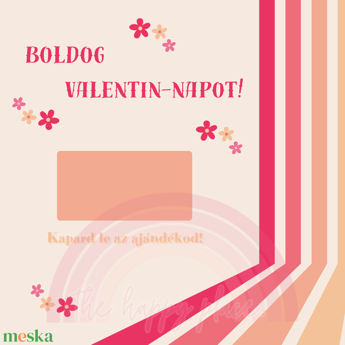 Valentin-napi kupon 6. / Kaparós sorsjegy / Valentin-napi ajándék  - otthon & életmód - papír írószer - képeslap & levélpapír - Meska.hu