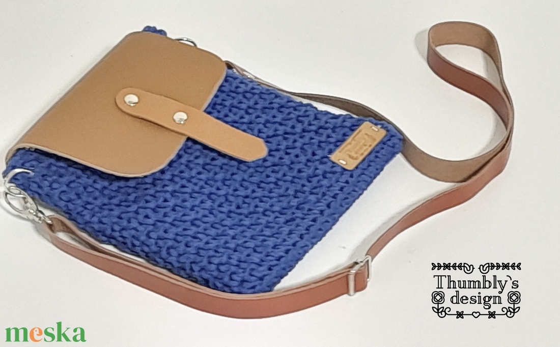 Horgolt válltáska , Horgolt crossbody  - táska & tok - kézitáska & válltáska - válltáska - Meska.hu