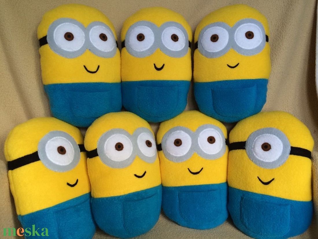 Kétszemű Minion játékfigura - diy (csináld magad) - szabásminta, útmutató - Meska.hu