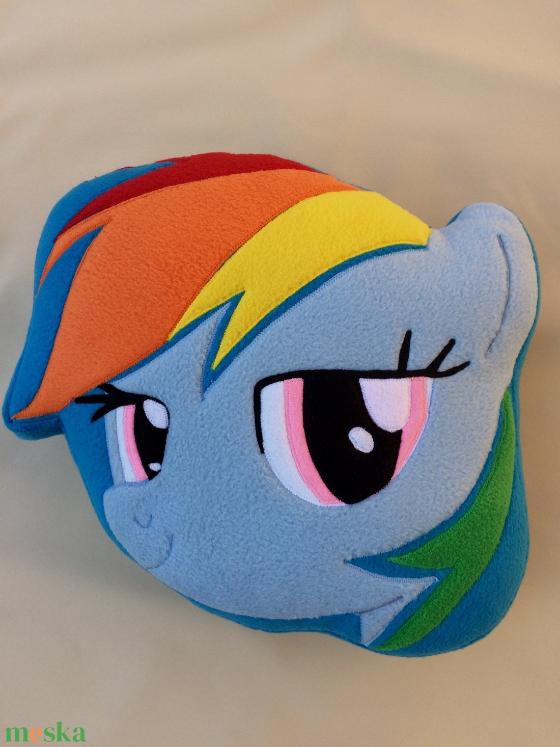 Rainbow Dash póni párna - otthon & életmód - lakástextil - párna & párnahuzat - Meska.hu