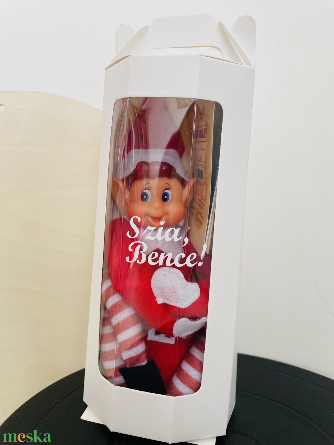 Karácsonyi manó Elf on the Shelf játék egyedi névvel és útmutatóval - játék & sport - plüssállat & játékfigura - manó - Meska.hu