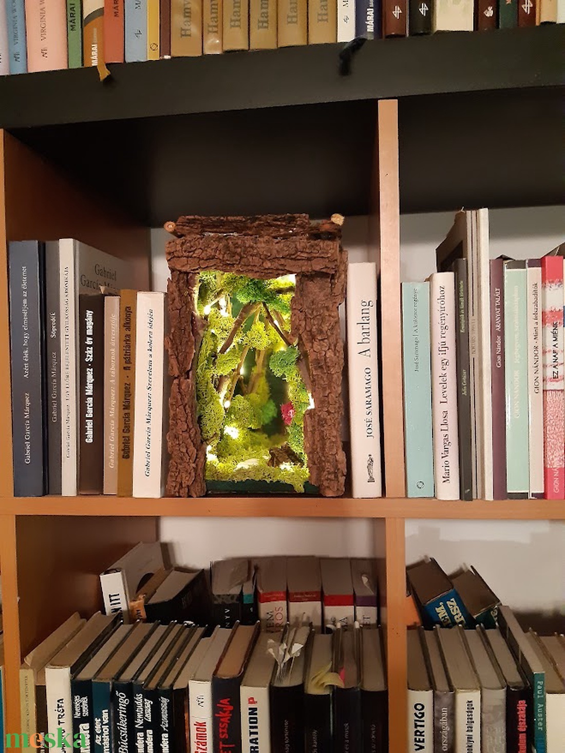 Könyvkuckó, Book Noot, Diorama, Varázserdő - művészet - makett, modell - Meska.hu