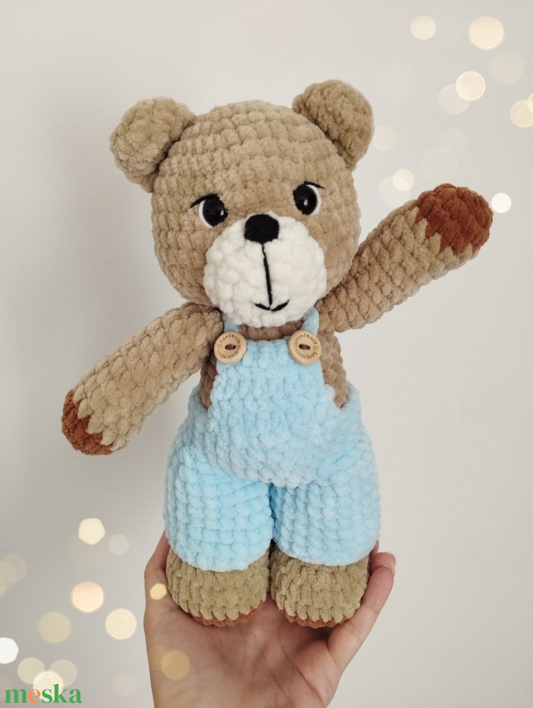 Barni plüss maci horgolásminta amigurumi - diy (csináld magad) - szabásminta, útmutató - horgolási minta - Meska.hu