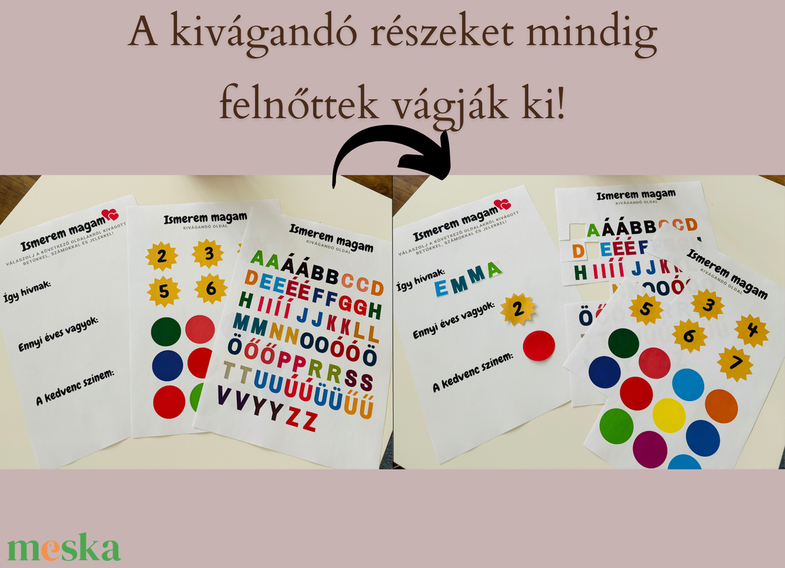 Nyomtatható foglalkoztató füzet - játék & sport - készségfejlesztő és logikai játék - oktató játékok - Meska.hu